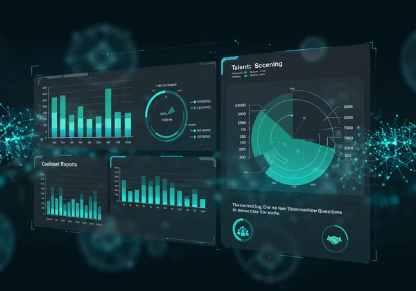 AI-powered reports showing insights for talent screening