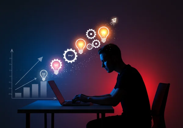 Person practicing logical reasoning, showing skill improvement