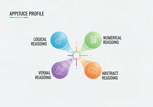 Diagram of a multi-dimensional aptitude profile