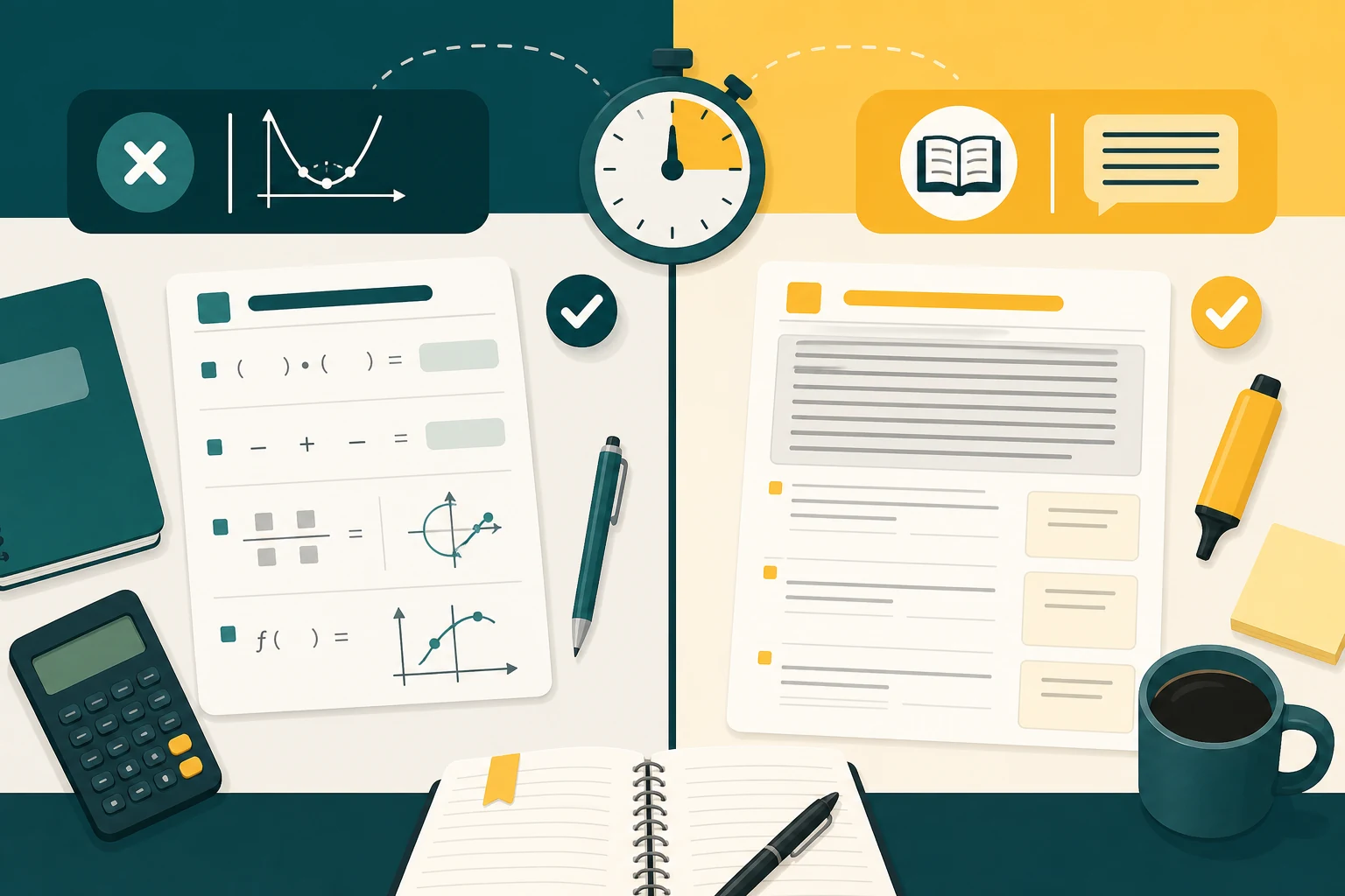 Algebra and reading sections
