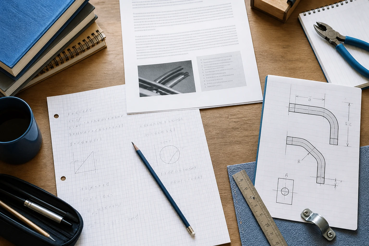 Electrician study desk